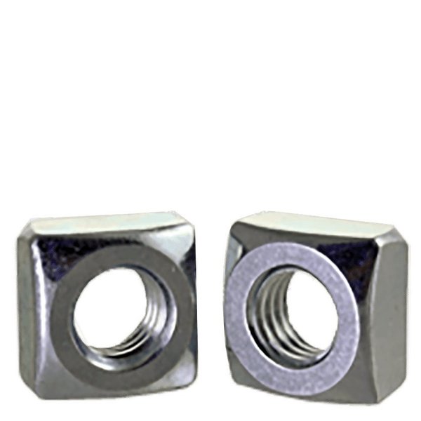 Newport Fasteners 3/8"-16 Square Nuts Grade 2 Steel/Zinc Plated , 1500PK 720162-BR-1500